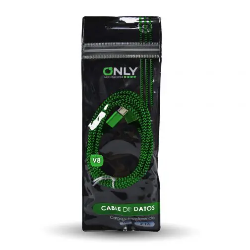 CABLE ONLY V8 ECO 1.5A CORDON VERDE