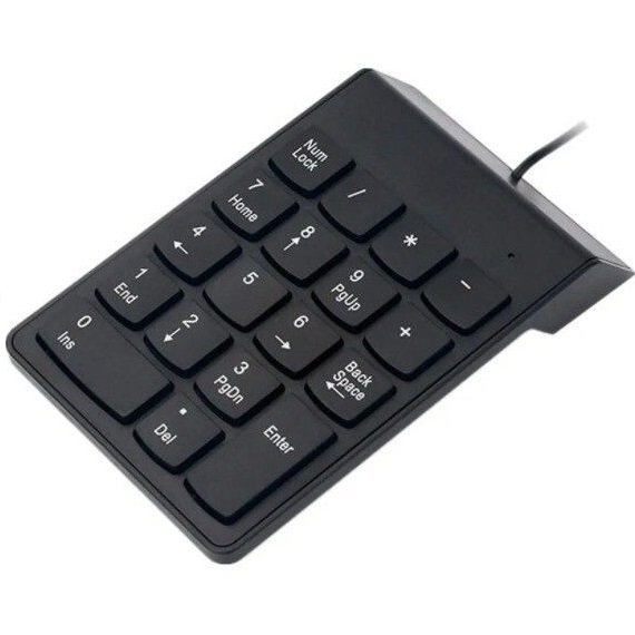 Teclado Only *Numerico* Negro Notebook USB MOD K20 Keypad