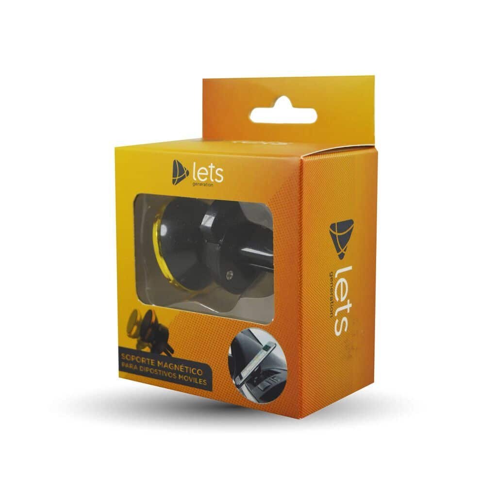 SOPORTES PARA CELULAR " CON IMAN PARA REJILLA DE VENTILACION " IMANTADO C/ ADHESIVO AIRE - PARA VEHICULOS -