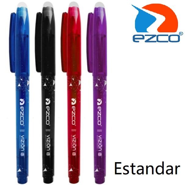 LAPICERA BORRABLE VIZION EZCO TINTA AZUL (c/ Repuesto Estandar)