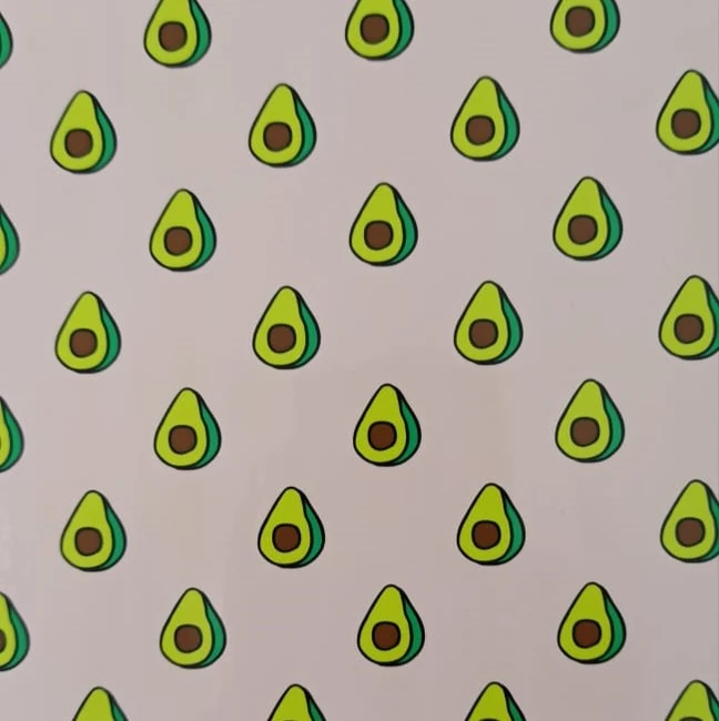 Contact en rollo - PALTA - de 45 cm de Ancho 1 Metro Premium (90 micrones)