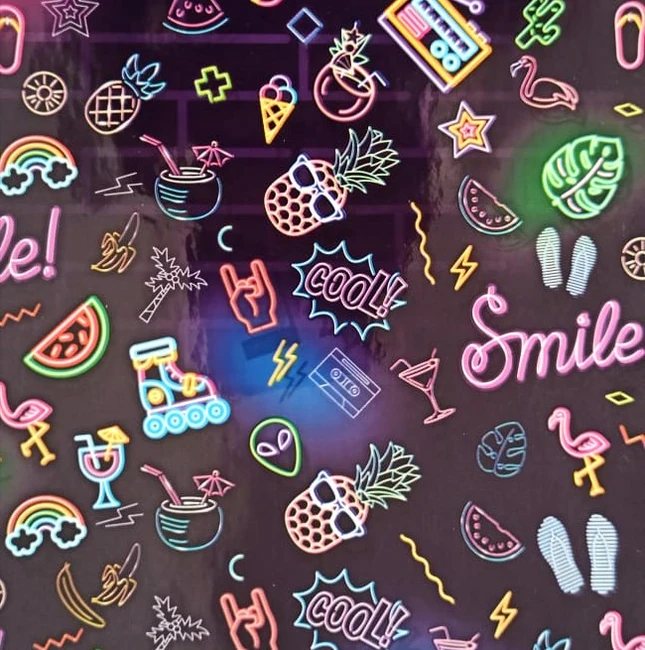 Contact en rollo - SMILE - de 45 cm de Ancho 1 Metro Premium (90 micrones)