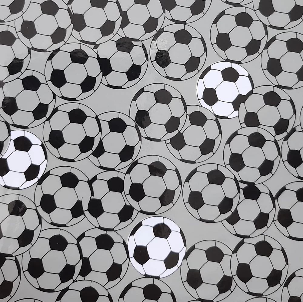 Contact en rollo - FUTBOL - de 45 cm de Ancho 1 Metro Premium (90 micrones)