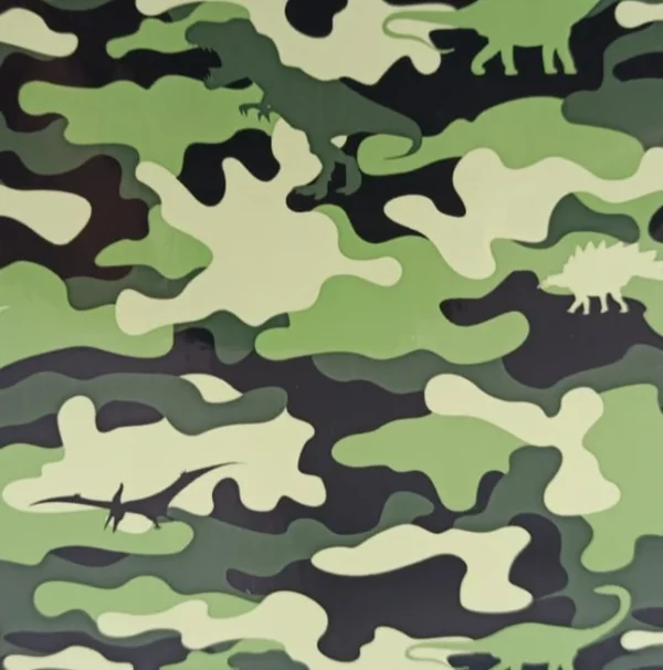 Contact en rollo - CAMUFLAJE 2 - de 45 cm de Ancho 1 Metro Premium (90 micrones)