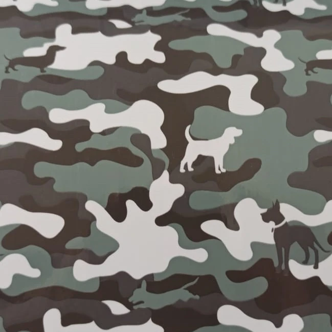 Contact en rollo - CAMUFLAJE 1 - de 45 cm de Ancho 1 Metro Premium (90 micrones)