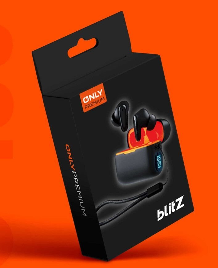 Auriculares ONLY * BLITZ BLANCO C/ VERDE * PREMIUM Inalámbricos Bluetooth