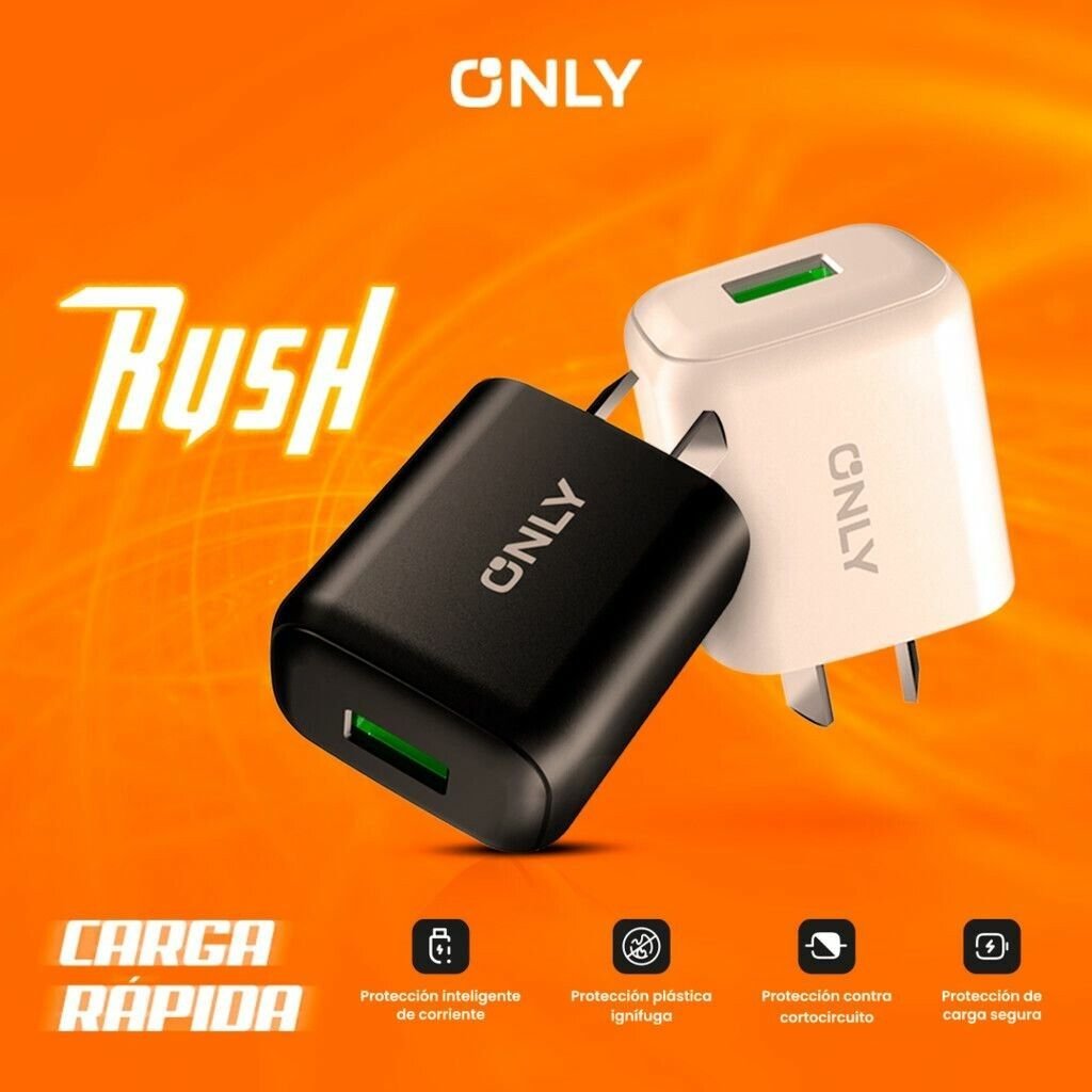 Cargador para Celular * ONLY Tipo " C " 4.8A * Usb (Carga Rapida)