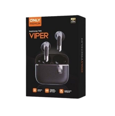 Auriculares ONLY * VIPER NEGRO * PREMIUM Inalámbricos Bluetooth