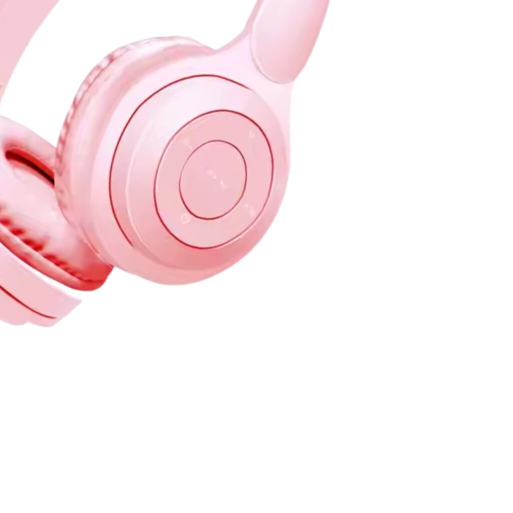 Auriculares Inalámbricos XAEA * GATITO ROSA * Con Luz Bluetooth