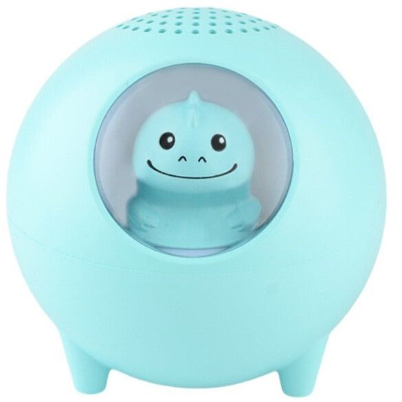 Parlantes XAEA - Dino Celeste - Luz de Noche Velador Bluetooth