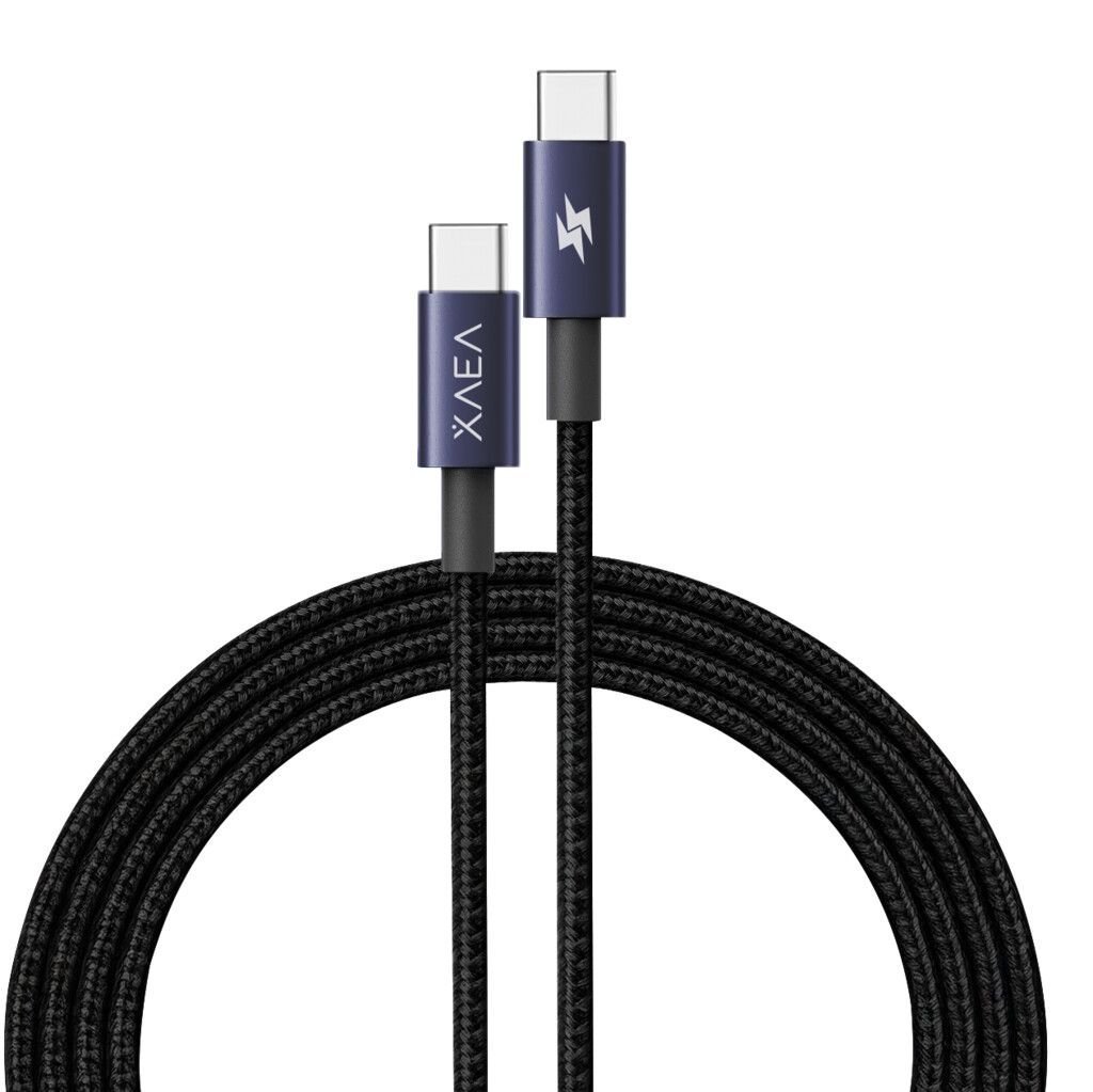 Cable XAEA HERA Tipo " C " a Tipo " C " Carga Ultra Rapida Reforzado (1.5 Mts)