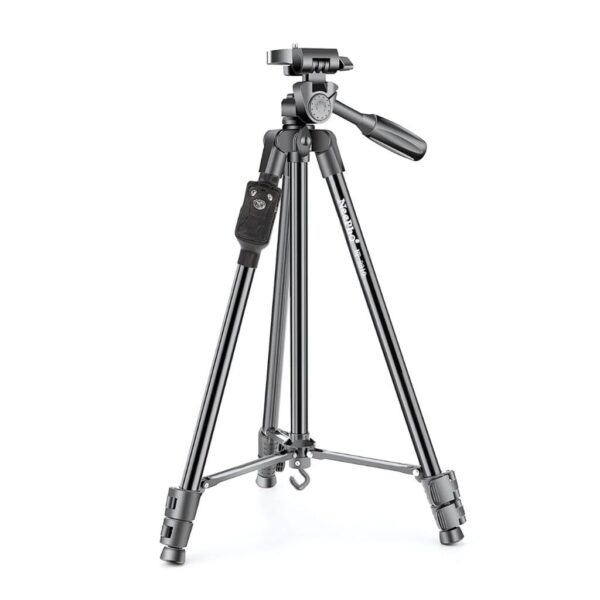 Tripode NEEPHO * 1.5 Metros Altura * REFORZADO Plegable (C/ Control Remoto y Funda) con Cabezal Movil