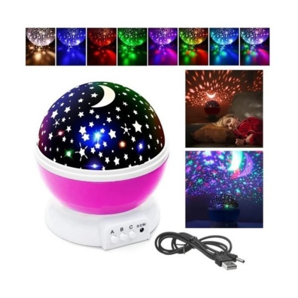 Velador de Estrellas Luz de Noche GIRATORIO / FIJO