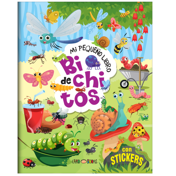 LIBRITOS DE ACTIVIDADES * BICHITOS CON STICKERS * 28x22 -COLECCION MI PEQUEÑO LIBRO-