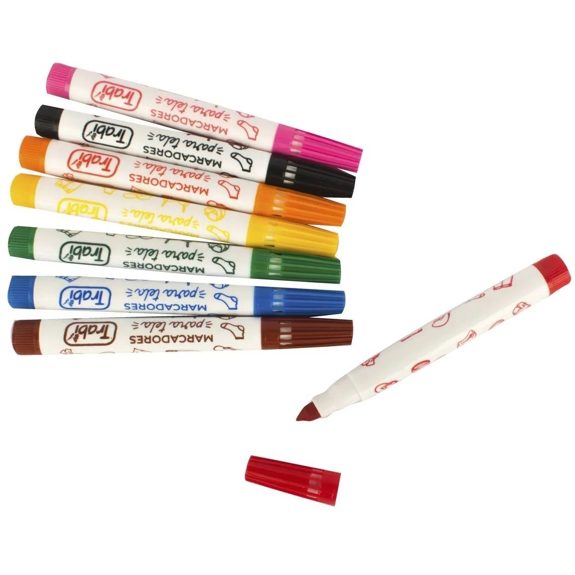 Marcadores para Telas x 8 unidades - Trabi -