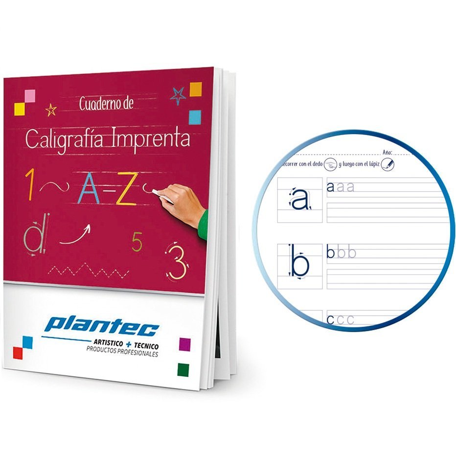 Cuadernos de Caligrafía Plantec N° 3 " Imprenta "