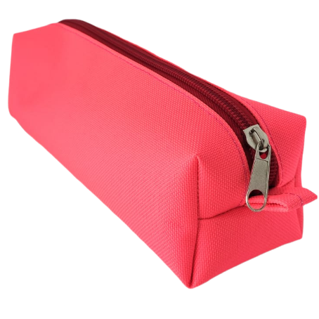 CARTUCHERA PAQUETITO "ROJO FLÚO"