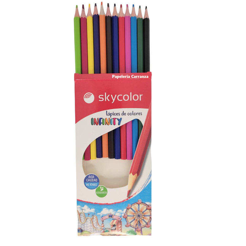 Lapices de color SKYCOLOR x 12 colores