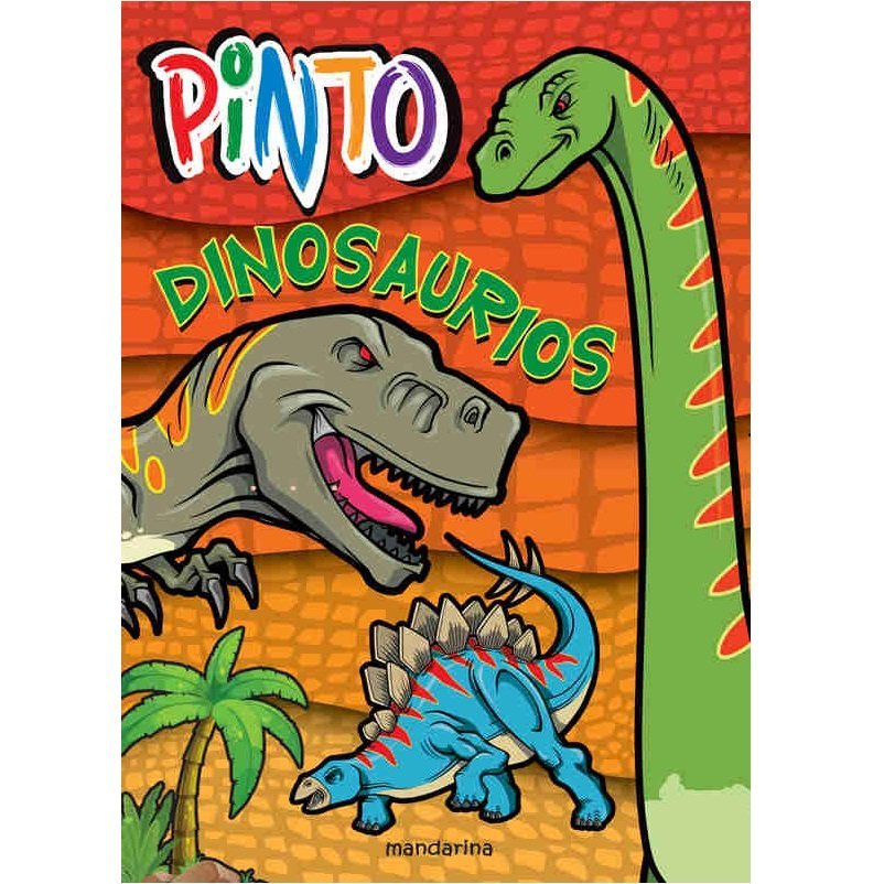 LIBRITOS PARA COLOREAR * PINTO DINOSAURIOS * 27X20 - ARTEMISA -