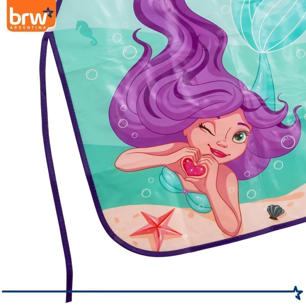 PINTORCITO BRW * SIRENAS * PLÁSTICO INFANTIL