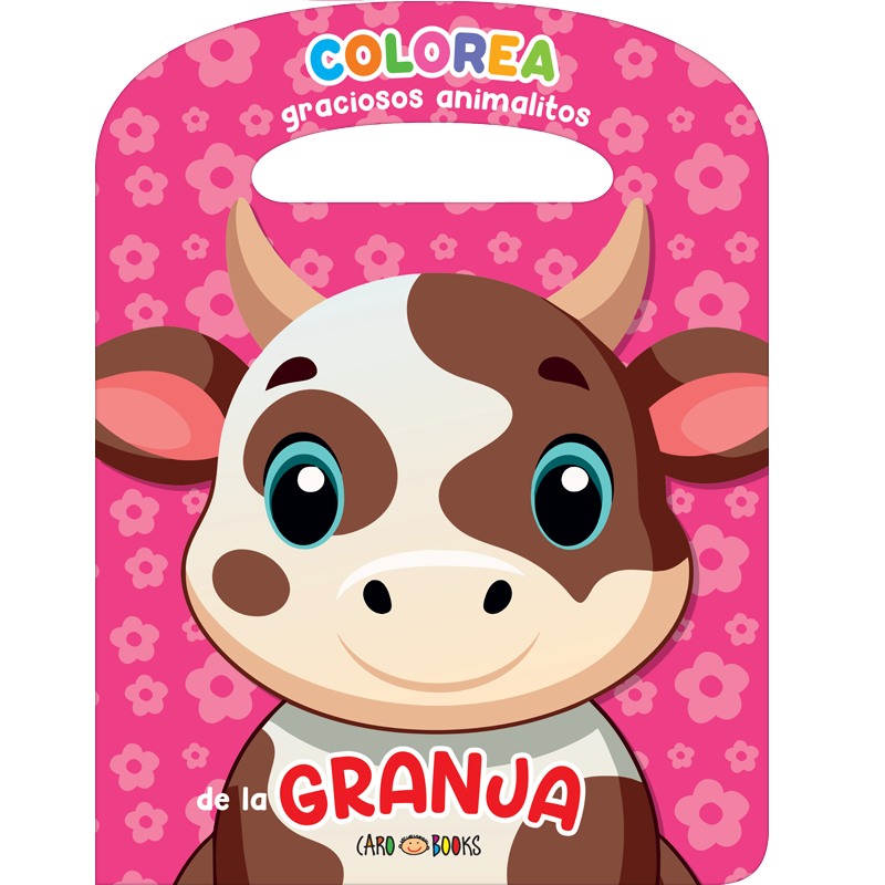 LIBRITOS PARA COLOREAR * GRANJA * C/ MANIJITA 16X21 -COLECCION COLOREA GRACIOSOS ANIMALITOS-