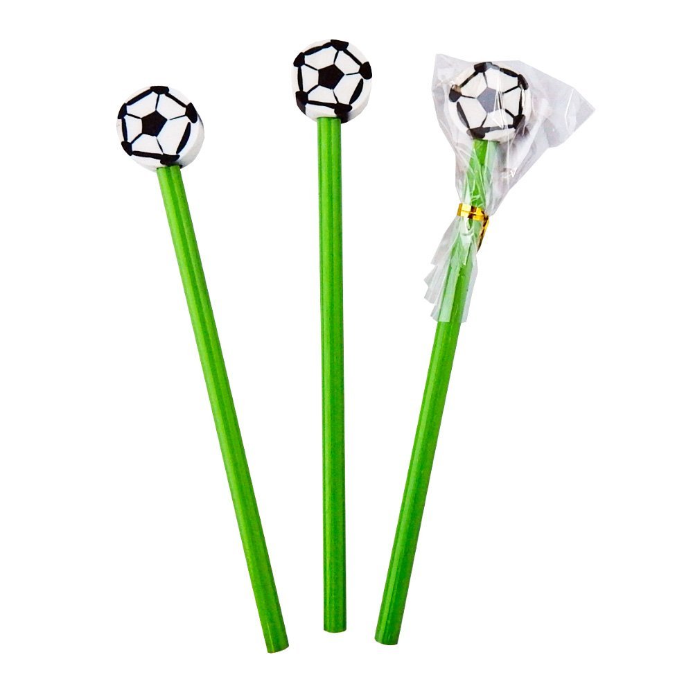 Lapiz Negro "Pel0ta" Grafito c/ Borrador Fantasia