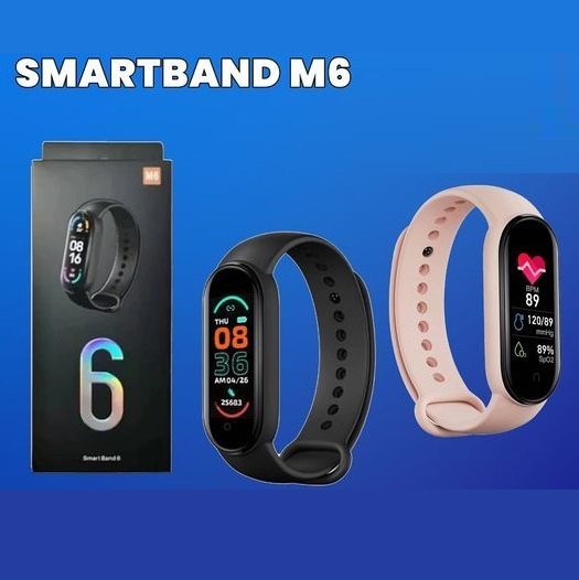 Reloj Brazalete "FitPro M6" Smart Band (NEGRO)