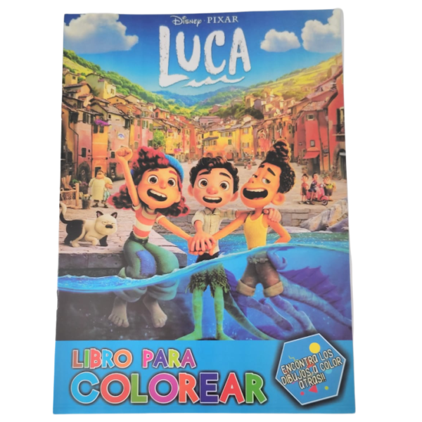 LIBRITOS PARA COLOREAR "LUCA"