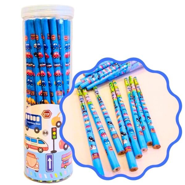 Lapiz Negro " Autitos " Grafito