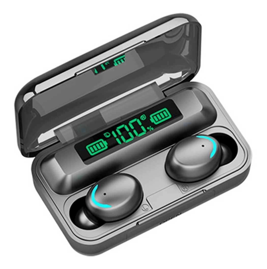 Auriculares TWS "F9 - 5 " Inalambricos Bluetooth (Negro)