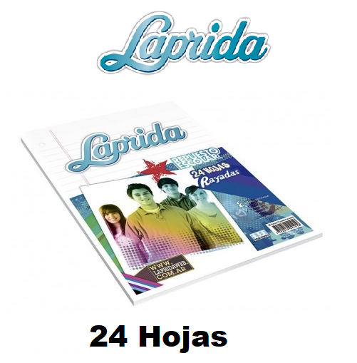 Repuesto Escolar Laprida x .24 hojas