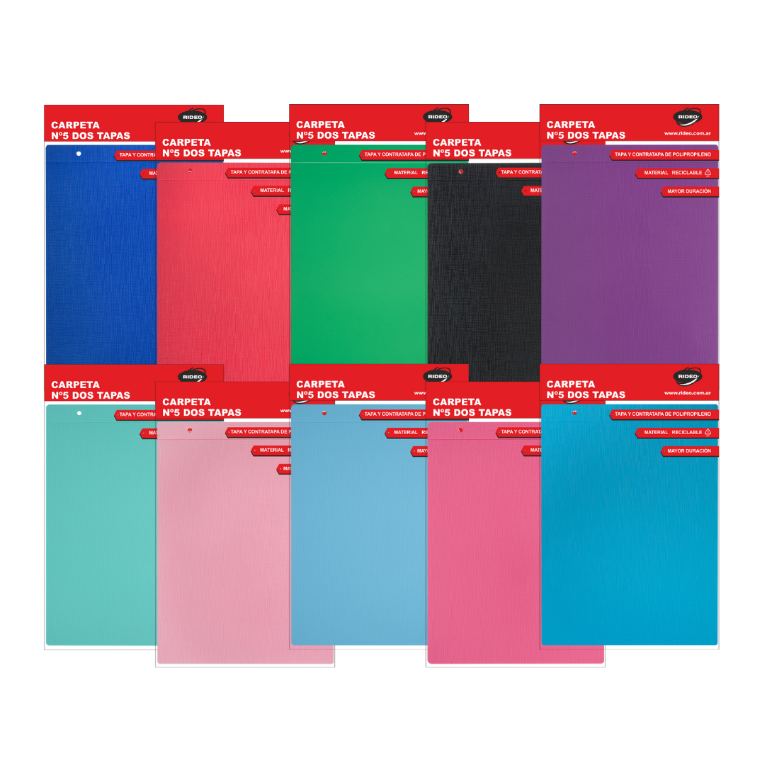 Tapa de Carpeta de Dibujo N5 LISAS RIDEO