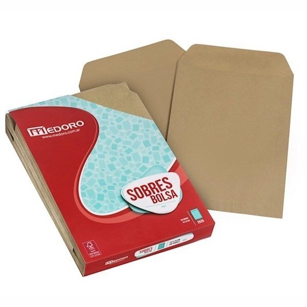 Sobres de Papel Madera Tamaño 37 x 45 x PAQUETE (100 UNIDADES)