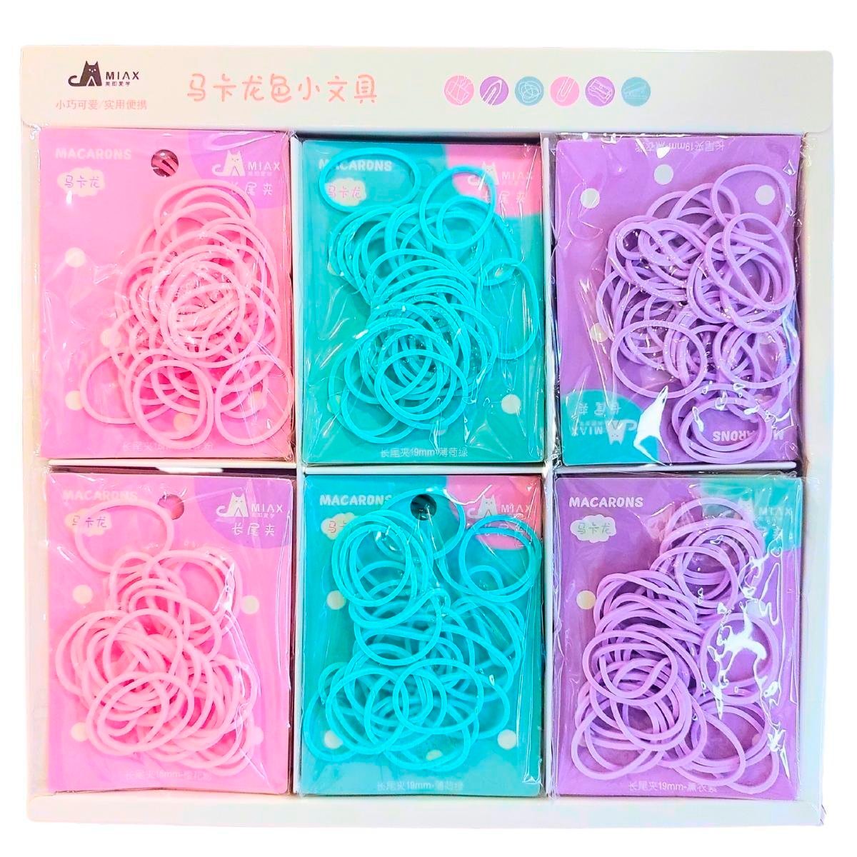 Bandas Elasticas * Colores Pasteles * x 30 unidades