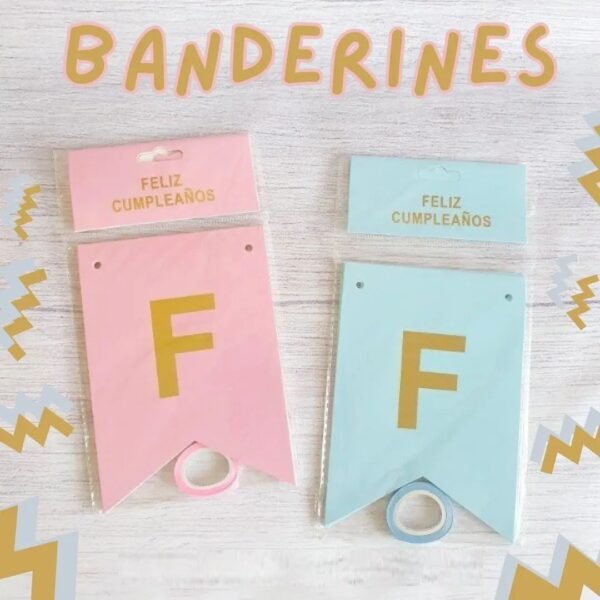 Guirnalda * FELIZ CUMPLEAÑOS * (Banderines)