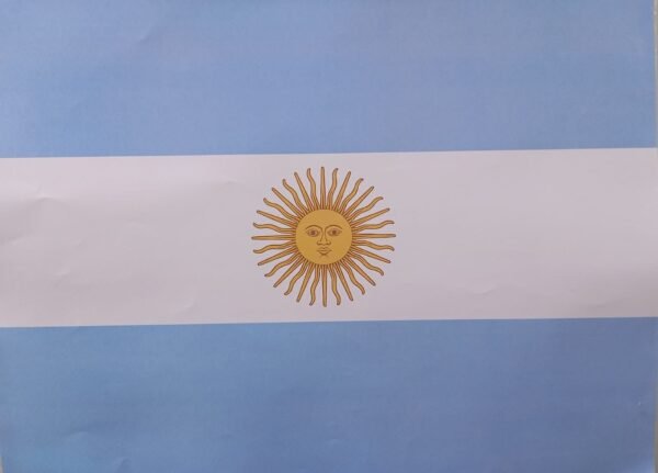 CARTULINA CON DISEÑOS "20 DE JUNIO DIA DE LA BANDERA" FANTASIA