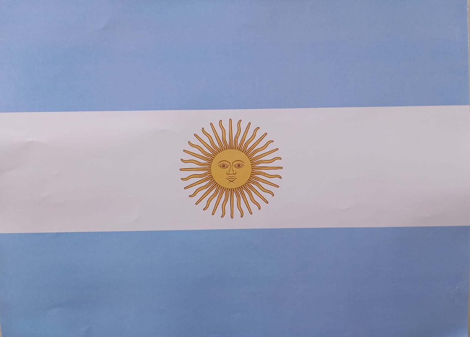 CARTULINA CON DISEÑOS "20 DE JUNIO DIA DE LA BANDERA" FANTASIA