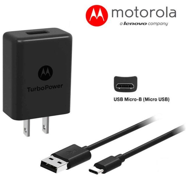 Cargador para Celular * MOTOROLA * V8 MICRO USB 3.0 A TURBO POWER 30+