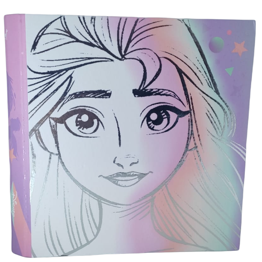 Carpetas 3 anillos PPR " FROZEN II Modelo 1 " PASTEL