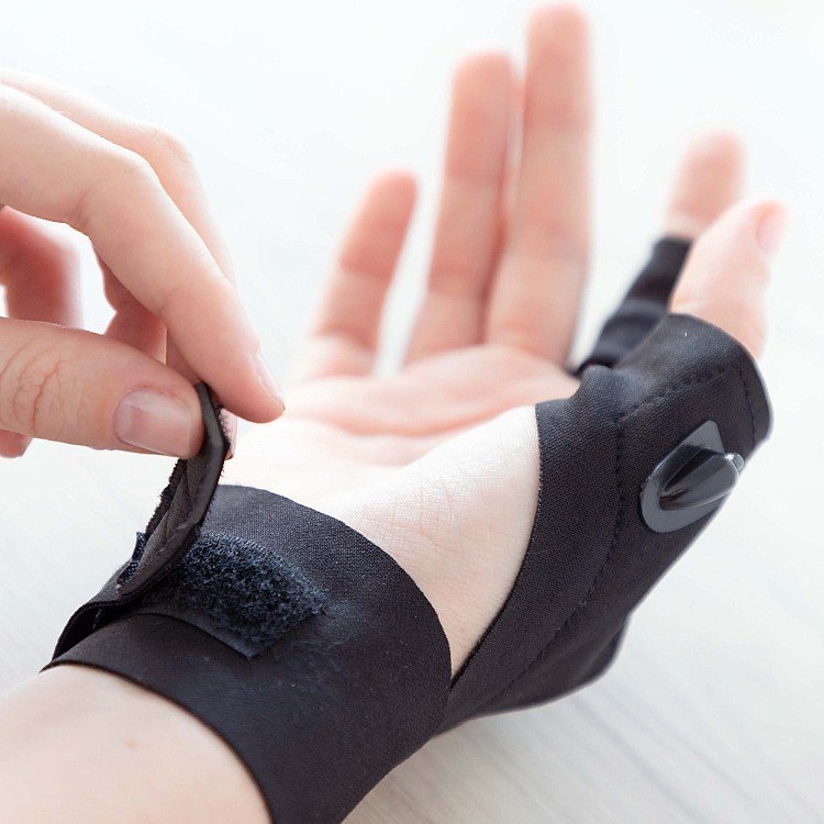 Guantes Luz Led Linterna x 2 Luz Blanca (De Trabajo - Pesca - Camping - Mecánica - Electricidad)