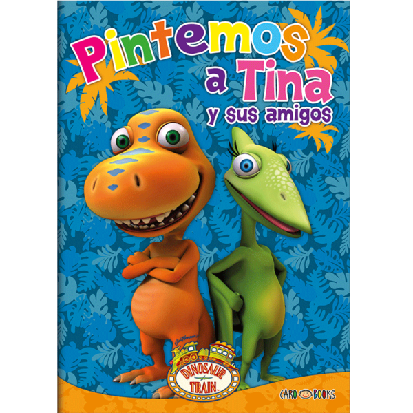 LIBRITOS PARA COLOREAR * PINTEMOS A TINA * 17X24 -COLECCION COLOREA DINOSAURIOS-