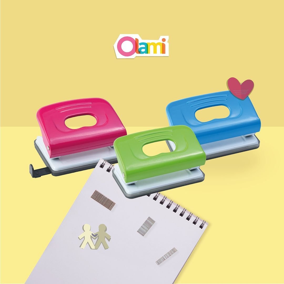 Perforadora "VERDE OLAMI" Mediana (16 Hojas)