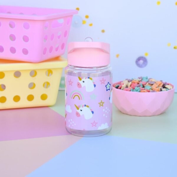 BOTELLA INFANTIL * UNICORNIOS * CON PICO