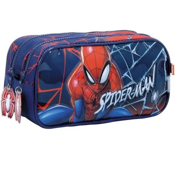 CARTUCHERAS *SPIDERMAN* WABRO GRANDE 2 CIERRES