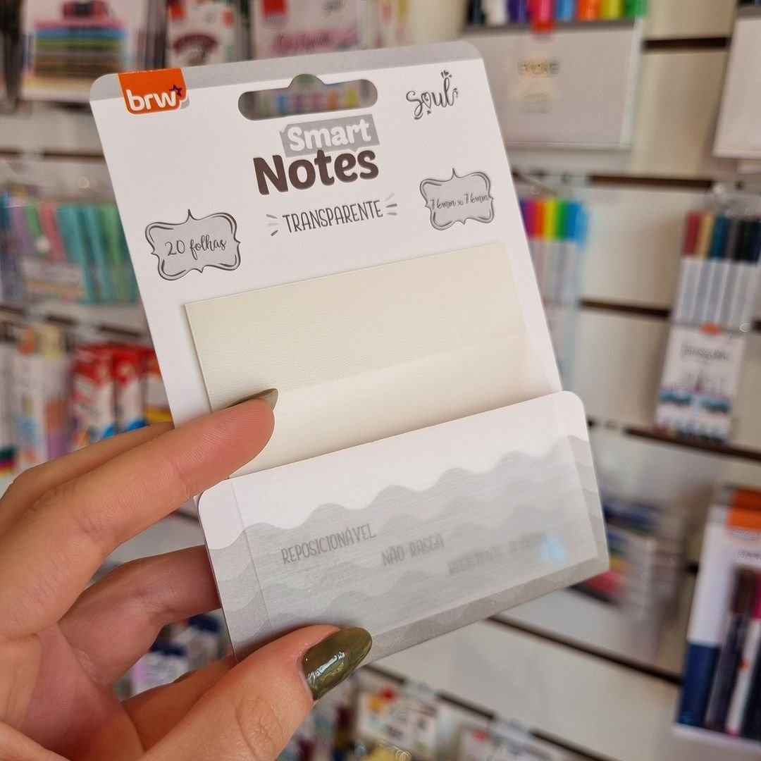 Notas Adhesivas BRW "TRANSPARENTES" 75 x 75 -