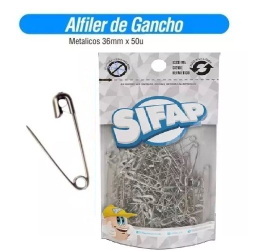 ALFILERES DE GANCHO SIFAP X 50