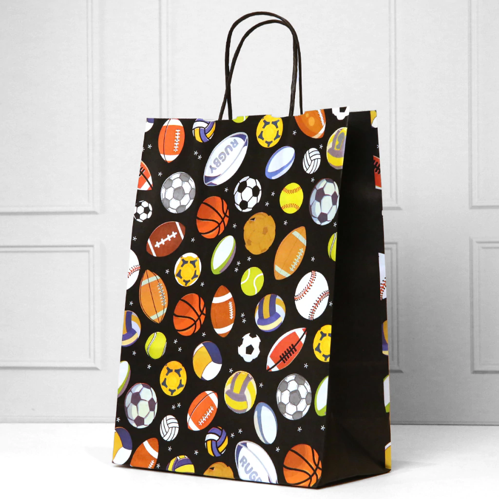 BOLSAS DE REGALO " DEPORTES " Tamaño 18 x 20