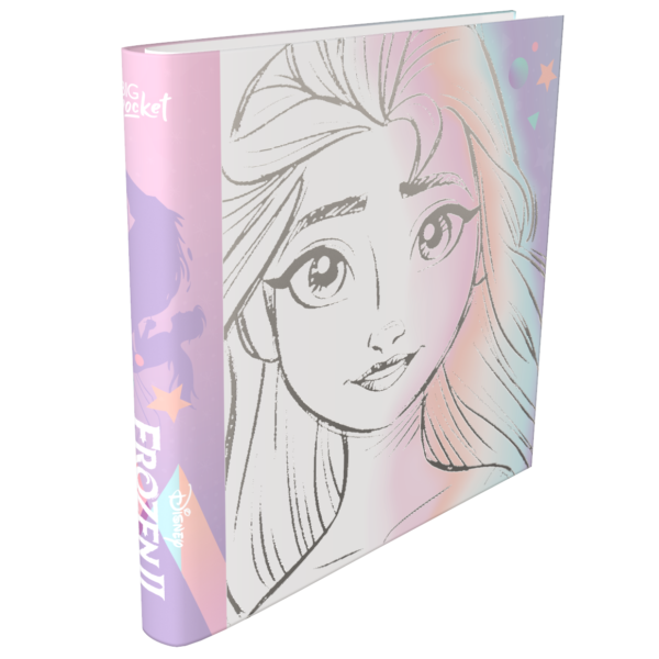 Carpetas 3 anillos PPR " FROZEN II Modelo 1 " PASTEL