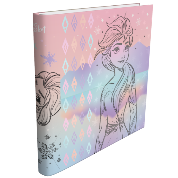Carpetas 3 anillos PPR " Frozen II Modelo 2 " PASTEL