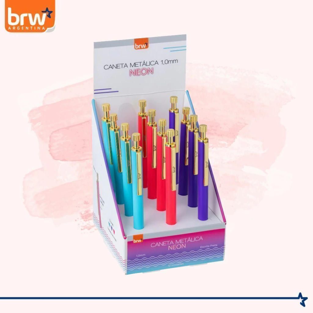 Lapiceras Metalicas * NEÓN * PREMIUM Regalo BRW